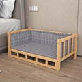Furry Friend Detachable Pet Wooden Table Bed