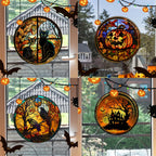 Spooky Window Halloween Removable Stickers