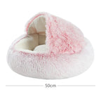 Snuggle Nest Plush Covered Pet Bed