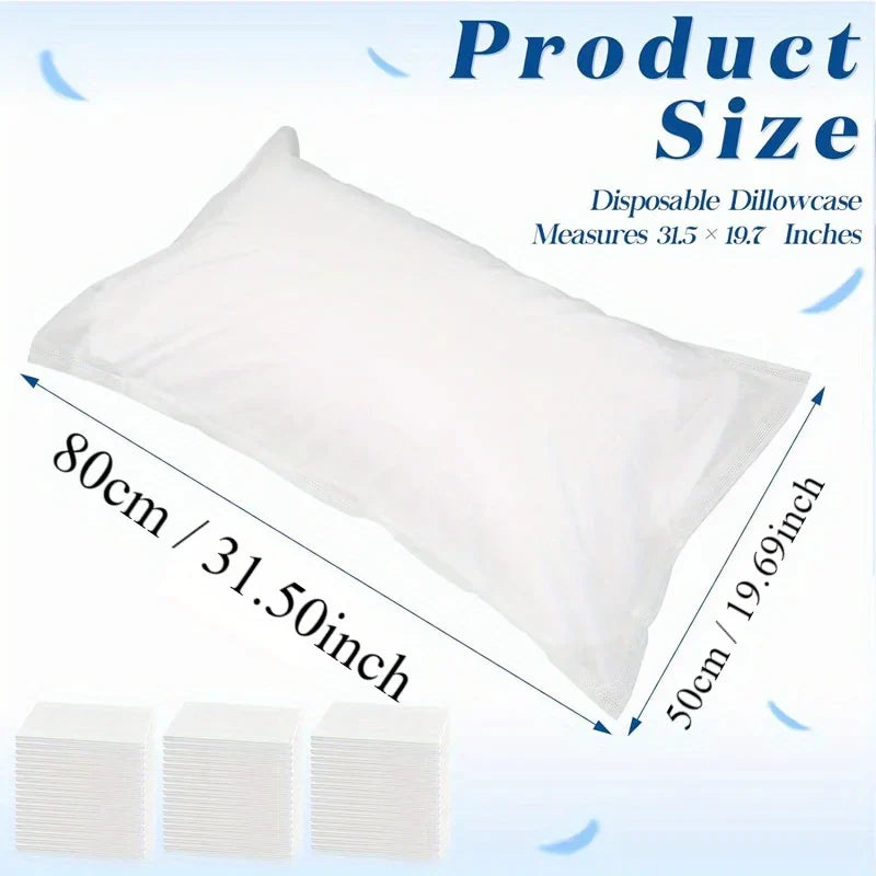 Rest Easy Disposable Travel Pillow Cover