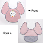 Waterproof Cartoon Baby Easy-to-Clean Bibs