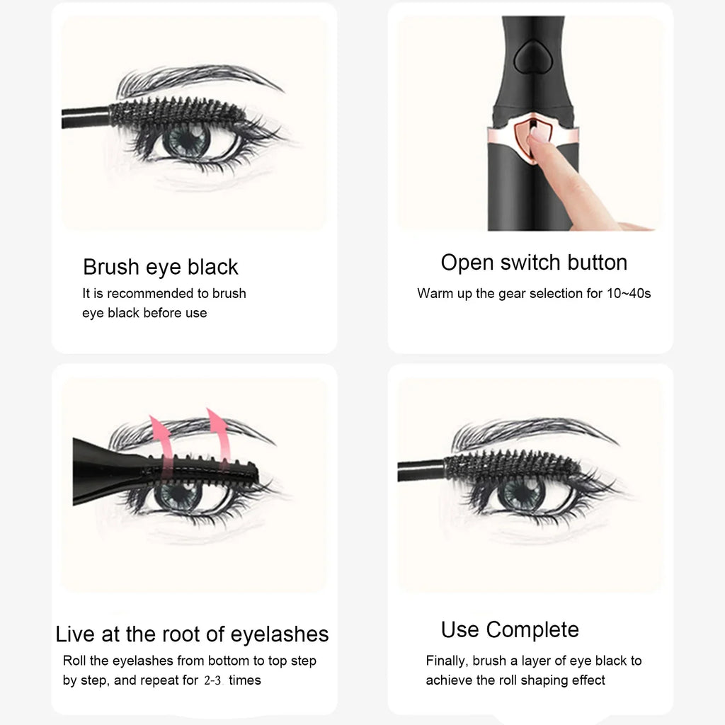 Practical Beauty Anti-Scald Electric Eyelash Curling Tool