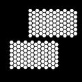 Car Side Window Honeycomb Decor Sticker