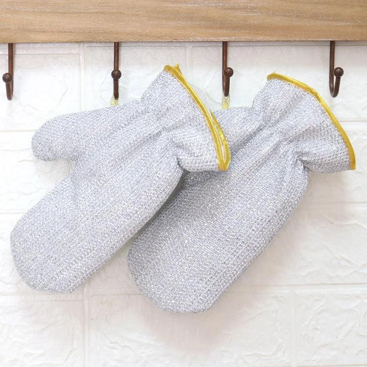 Heavy Duty Steel Wire Dishwashing Cleaning Gloves