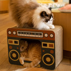 DIY Vintage Cat Scratching Board Bed