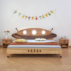 Spaceship Wooden Kids Bed