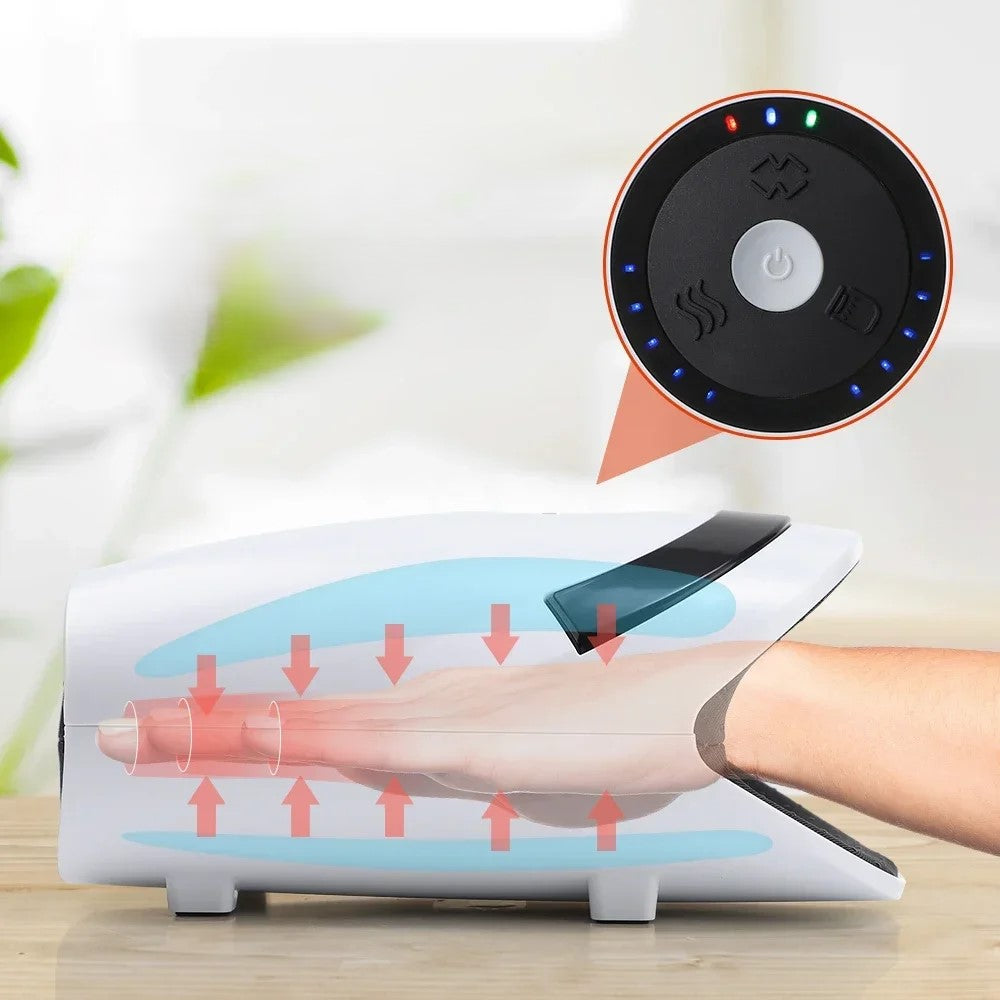 Hot Compress Electric Triple Mode Ergonomic Hand Massager