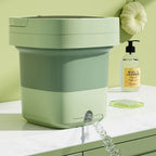 Compact Folding Ultrasonic Travel Laundry Washing Machine