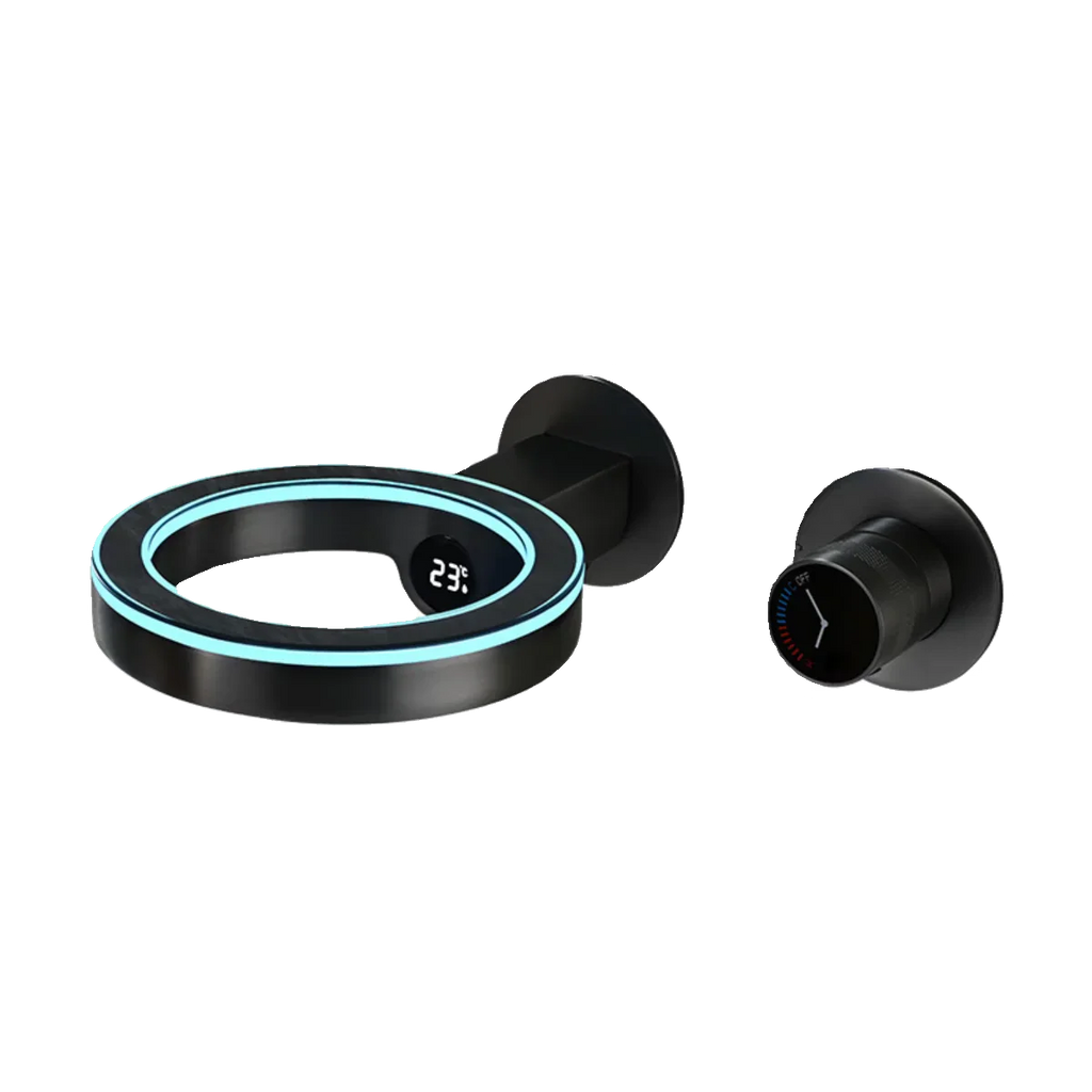 Ring-Shaped LED Elegant Smart Digital Bathroom Faucet