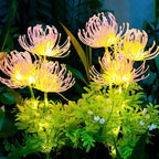 Soft Pink Glow Solar LED Flower Garden Light