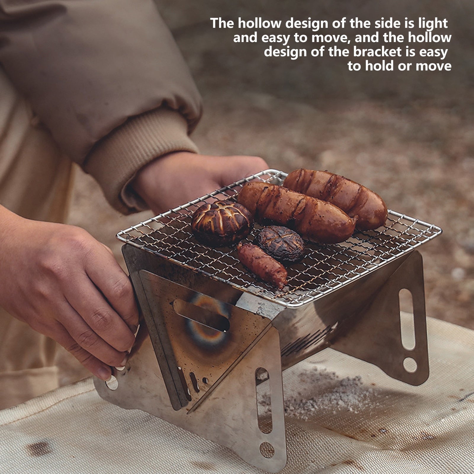 Camping Foldable Charcoal Grill