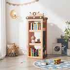 Cosmic Robot Wooden Kids Rotating Bookshelf