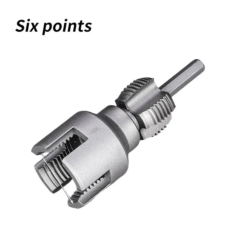 Pipe Thread Reamer & Edge Cutter Drill Attachment Tool