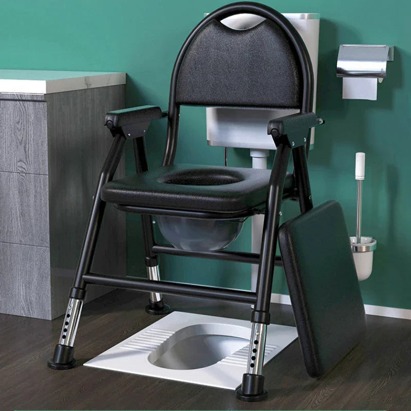 Non-Slip Foldable Elderly Toilet Foldable Seat Chair