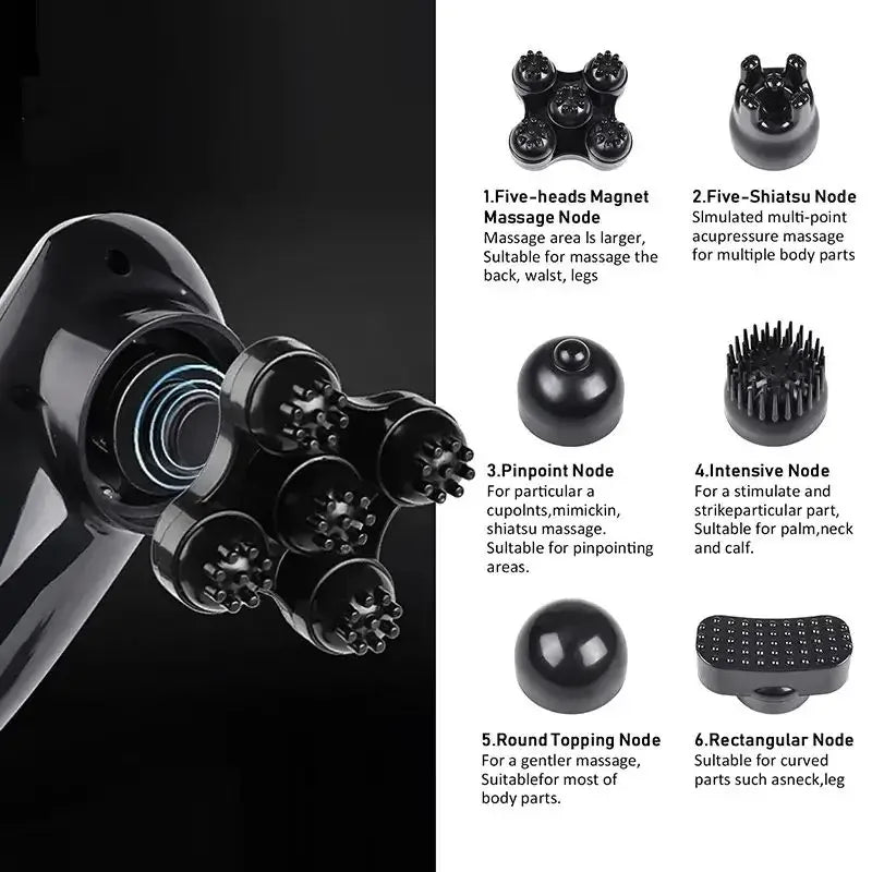 Deep Muscle Relax Rechargeable Hand Held Massager