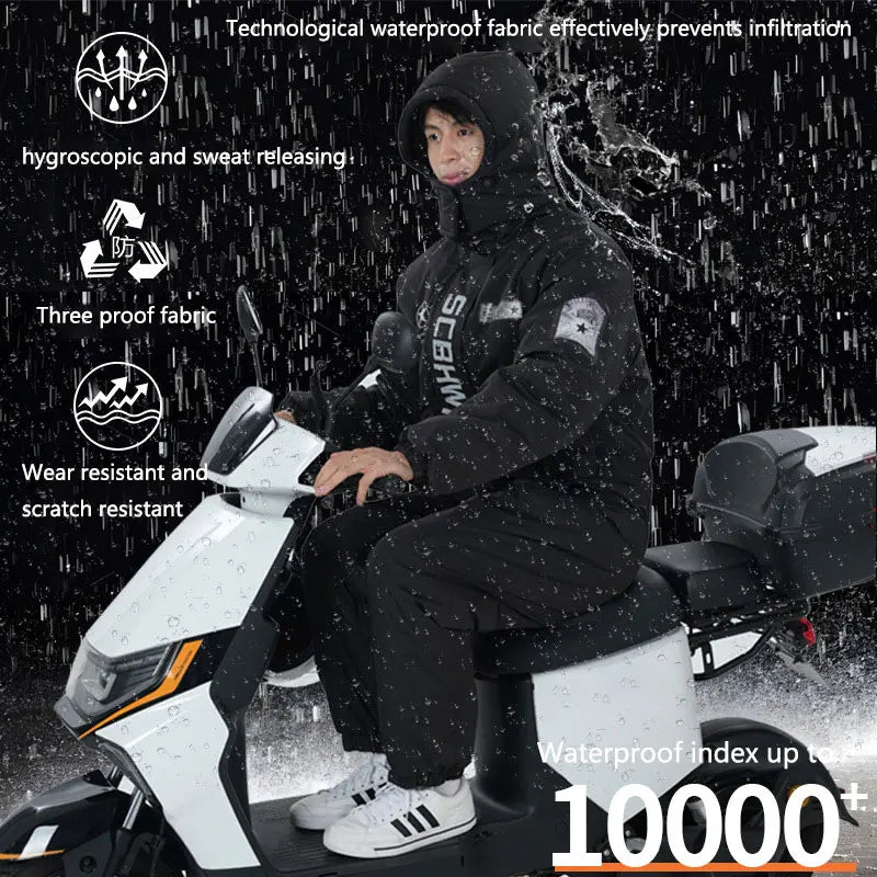 Heavy-Duty Coldproof Full Body Motorcycle Suit
