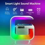 RGB Wireless Charging Bluetooth Futuristic Night Lamp Speaker