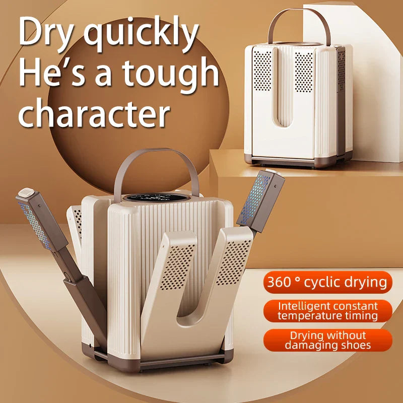 Six-Arm Quick Heating Foldable Electric Shoe Dryer