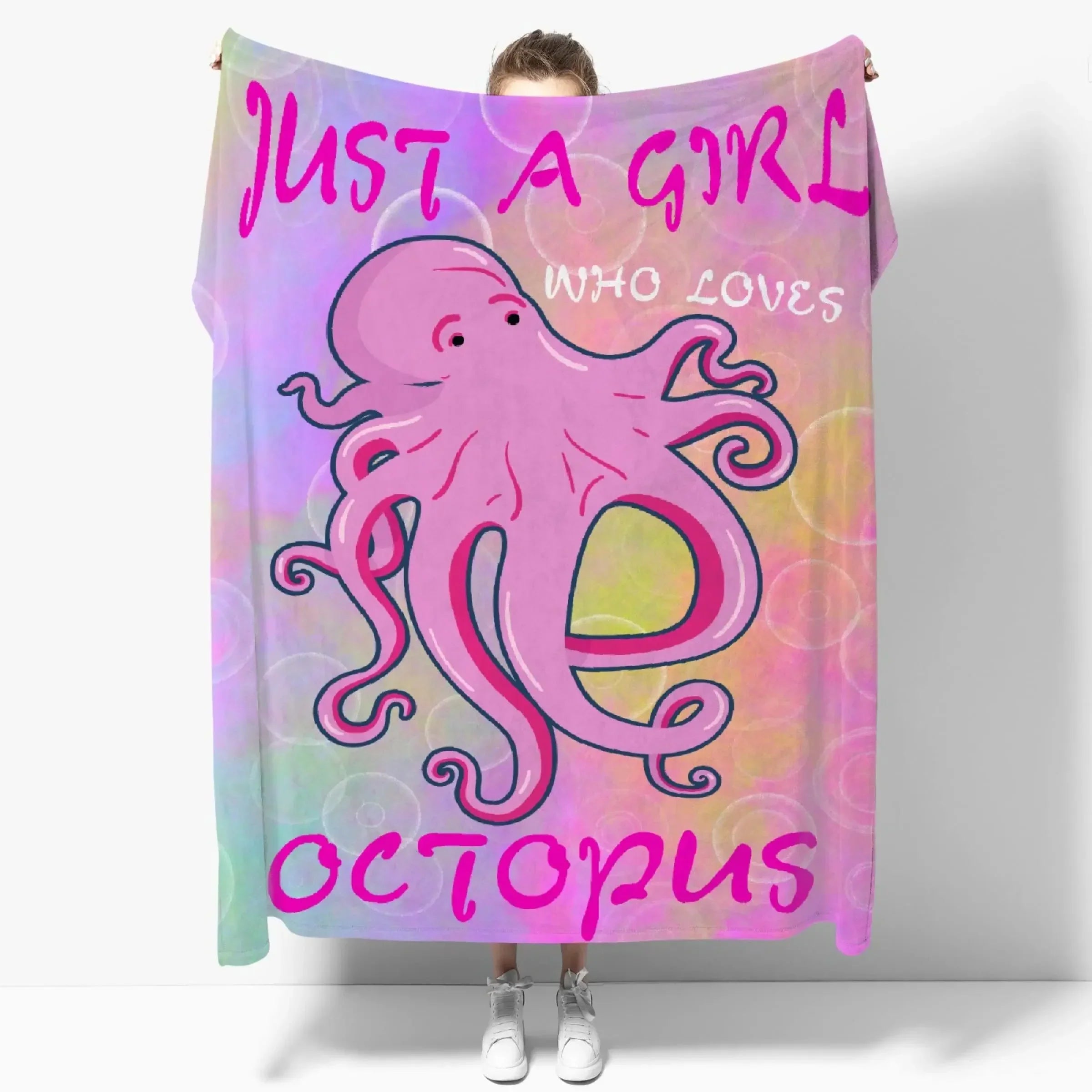 Sea Life Ocean Throw Octopus Blanket