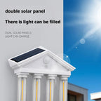Ancient Architecture Solar-Powered Waterproof Outdoor Lamp