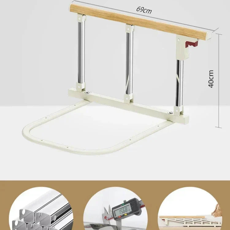 Sleep Guard Elderly Assist Anti-fall Foldable Bed Rail Barrier