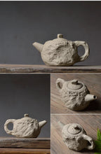 Artisan Rustic Stone Texture Teapot Set