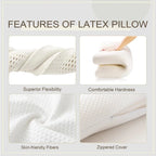 Pure Ergonomic Breathable Natural Latex Pillow