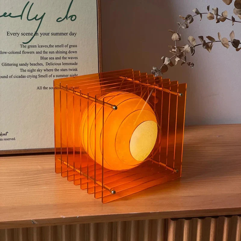Glow Sphere Geometric Minimal Table Lamp