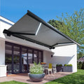 Wall-Mounted Electric Retractable Heavy-Duty Waterproof Outdoor Sunshade