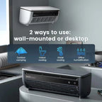 Turbo Air Circulation Remote Wall-Mount Cooling Fan