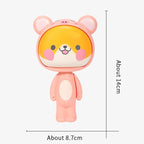 Cute Cartoon Hand Press Foldable Fan