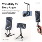 Pocket Size Clip-On Magnetic Foldable Tripod