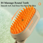 3in1 Steamy Electric Pet Brush