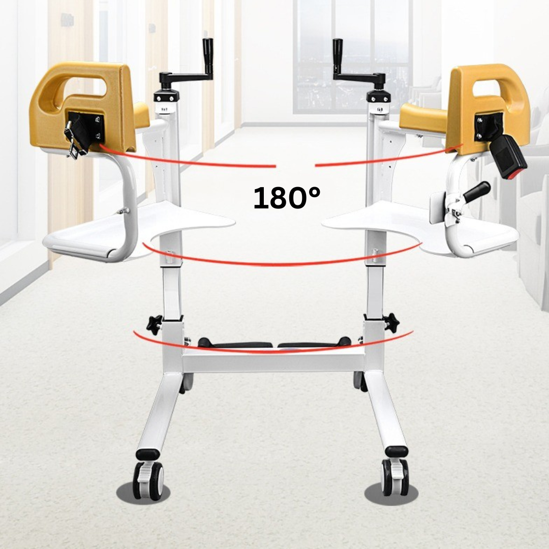 Elderly Patient Transfer Lift Handicapped Wheelchair