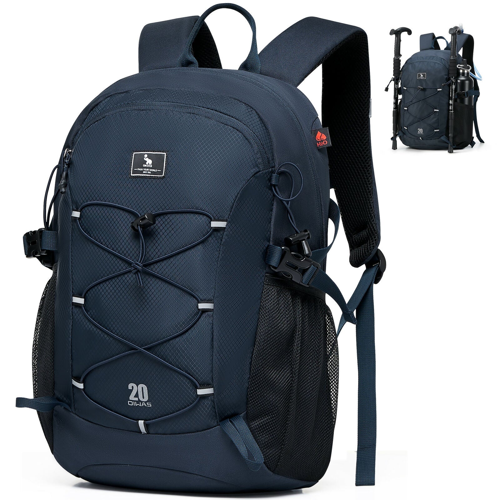 OIWAS 20L Lightweight Outdoor Hiking Backpack