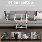 4-in-1 Shower & Transport Hydraulic Patient Lift Nursing Chair
