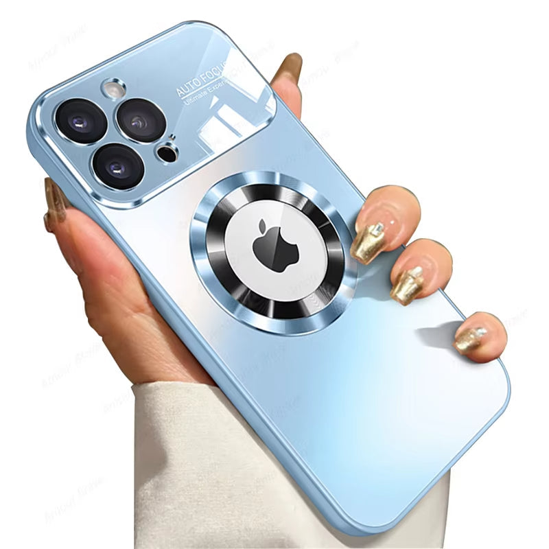 Magnetic Power Safety Metal Phone Case