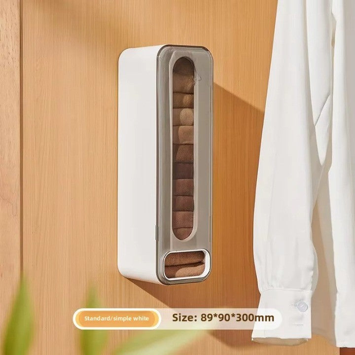Sock Organizer Wall-Mounted Storage Box