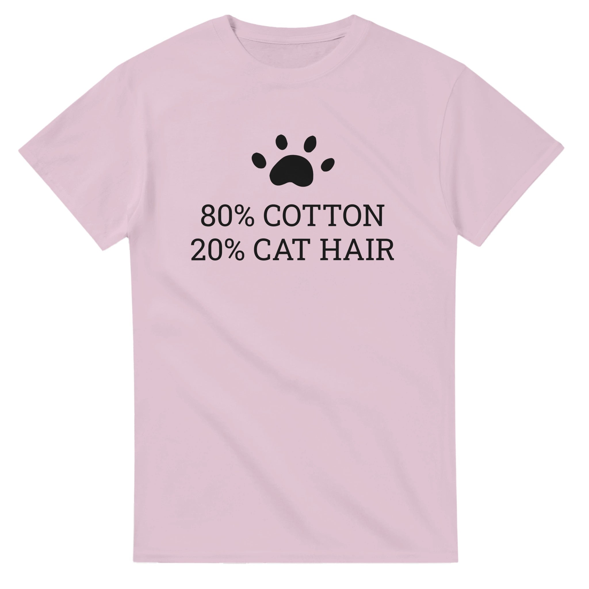 80% Cotton 20% Cat Hair Creative T-Shirt