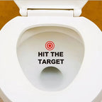 Bathroom Toilet Aim Practice Sticker