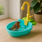 Automatic Flowing Water Bird Bath Fountain