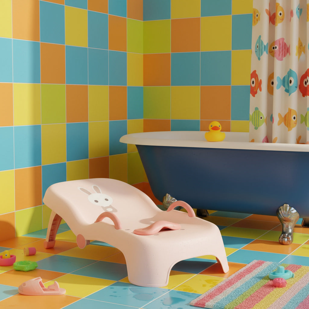 Baby Bath Support Foldable Reclining Chair