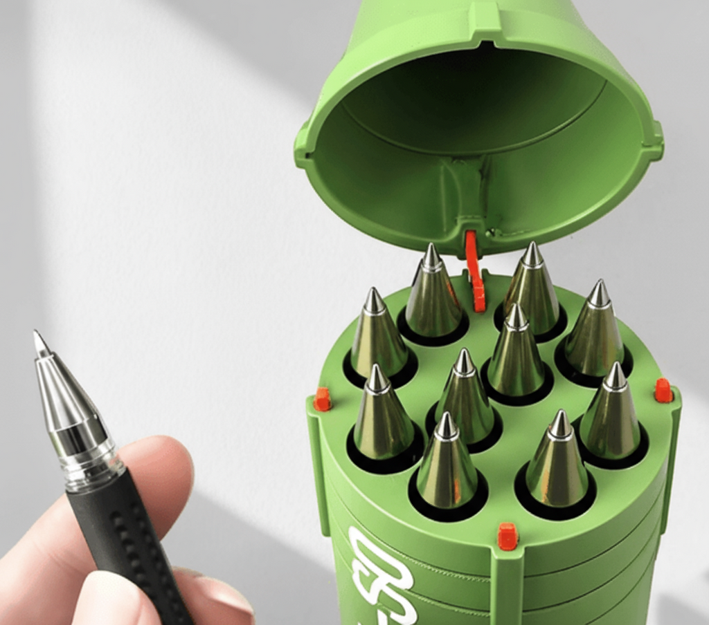 Rocket Missile Shaped Pen Holder