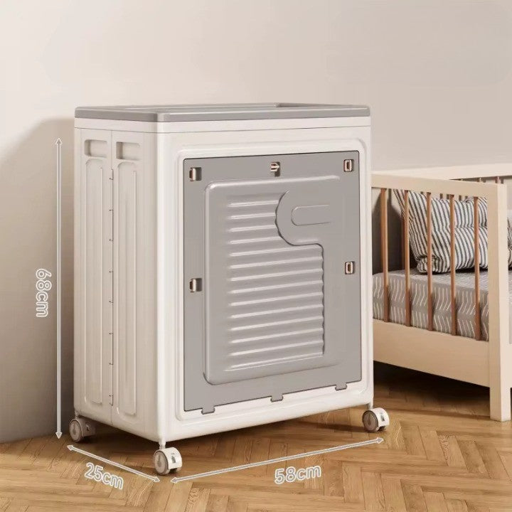 Store Easy Multi-Purpose Rolling Storage Cabinet
