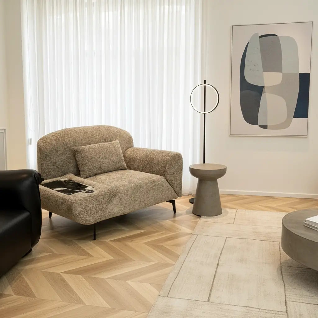 Multi-Angle Rotating Single Lounge Sofa