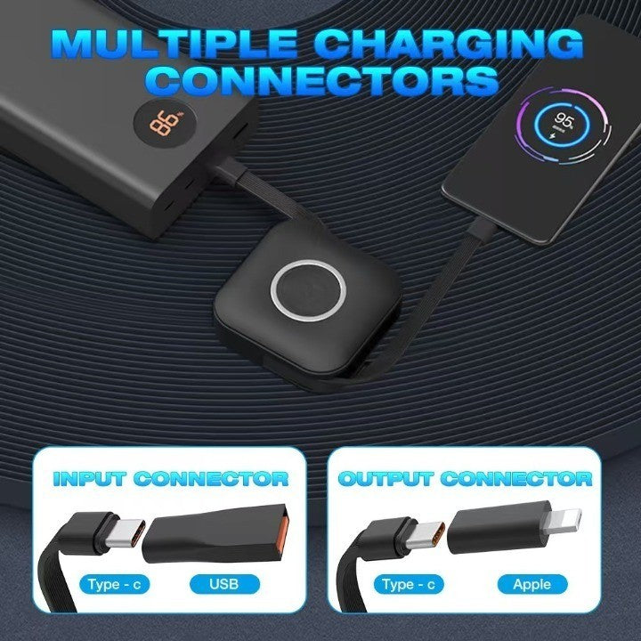3 in 1 Retractable USB Charger Cable