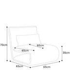 Lazy Foldable Single Sofa Bed Floor Chair