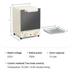 Household Mini 3-Layer Electric Toaster Oven