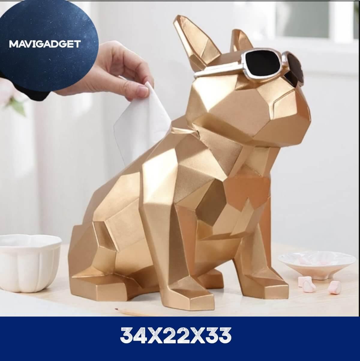 Dog Luxury Tissue Holder