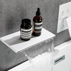Wall-Embedded Waterfall Spout Bathtub Faucet